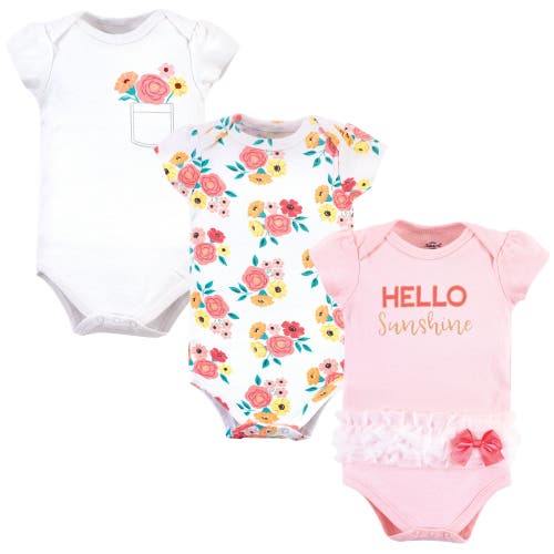 Little Treasure Cotton Single-piece Clothing In Pink