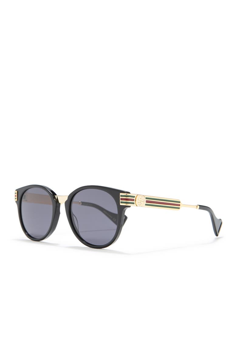 Gucci 50mm Round Sunglasses, Alternate, color,