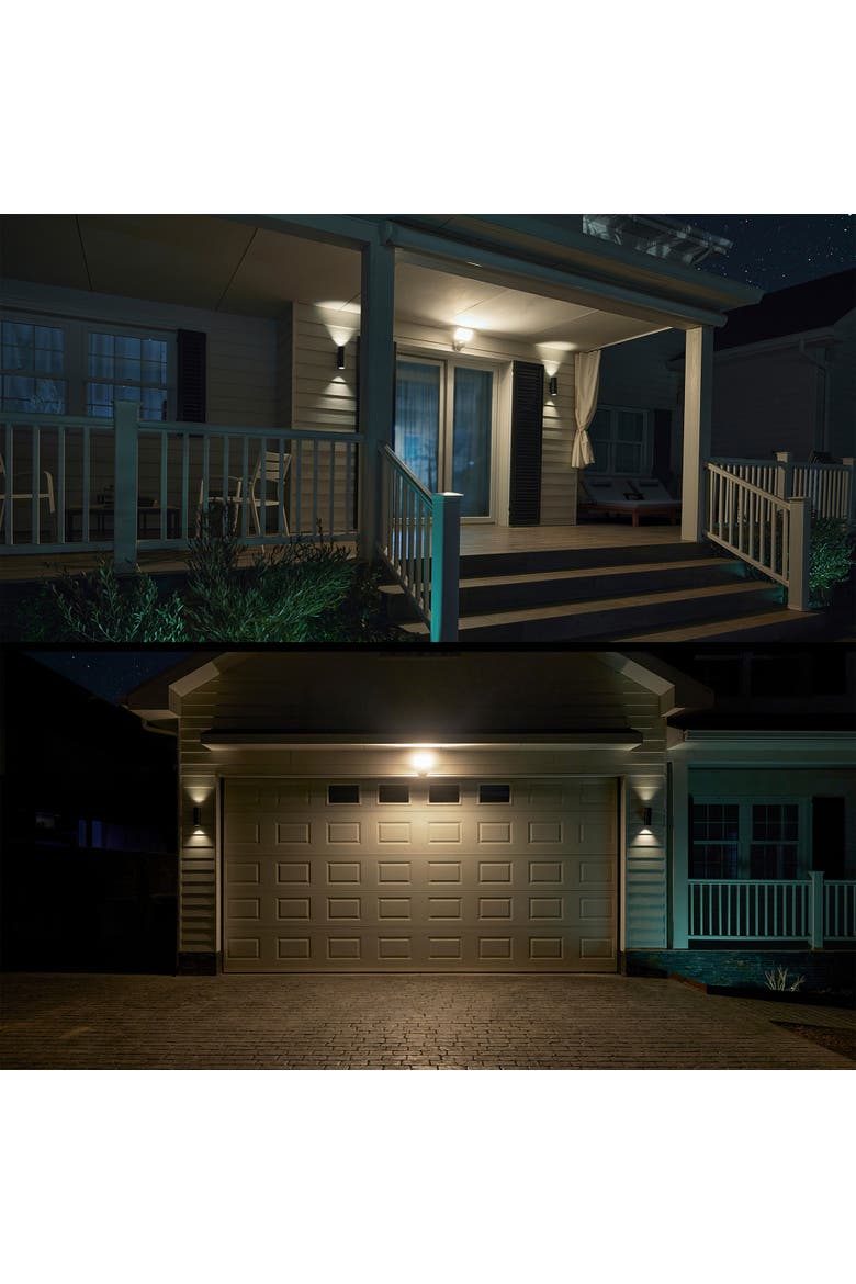 Hue Secure Outdoor Floodlight + Camera Bundle, Alternate, color, Black