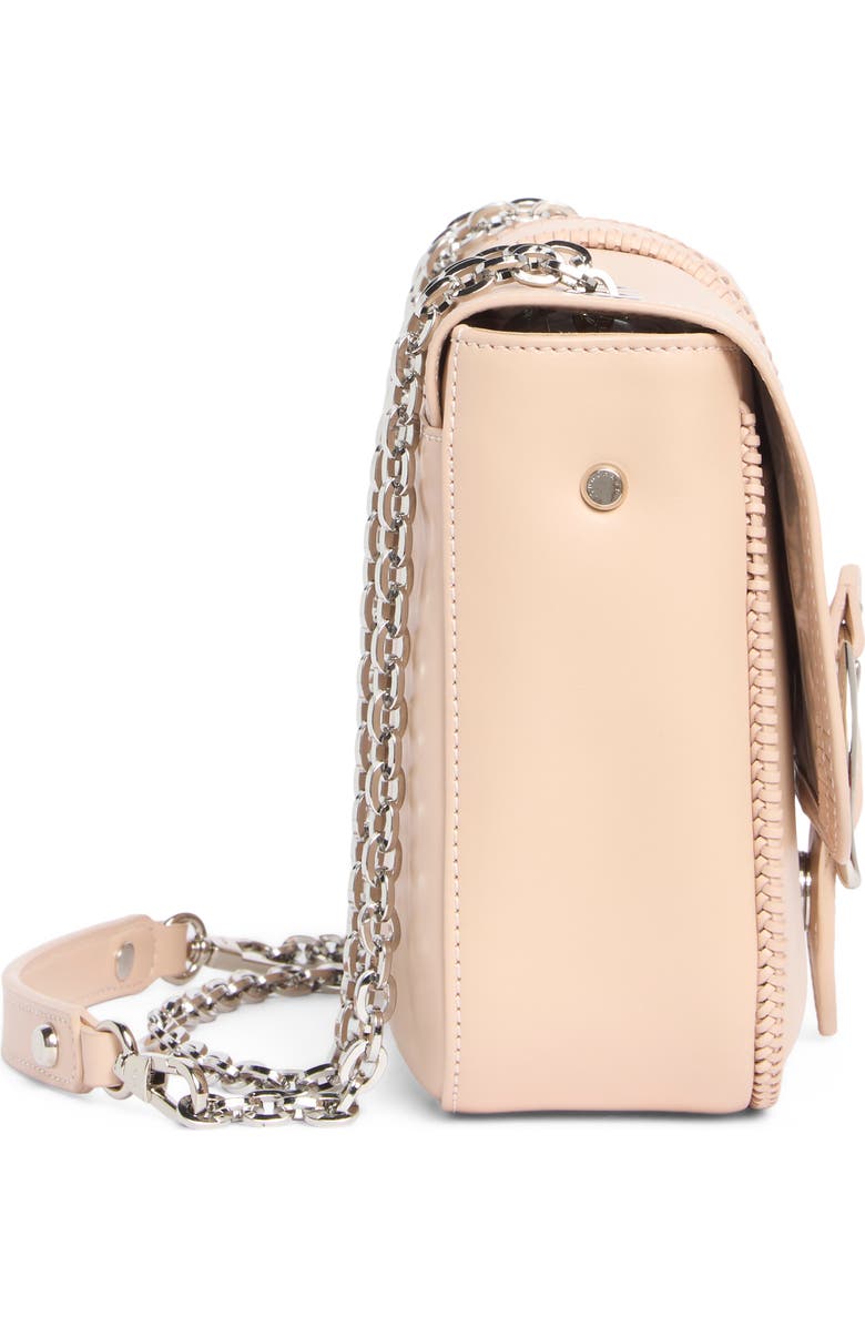Longchamp Small Leather Crossbody Bag, Alternate, color, Powder