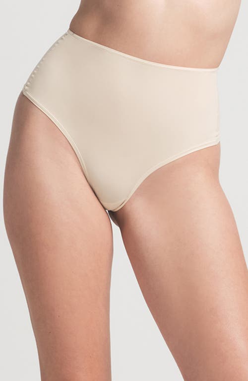 Skims Fits Everybody High Waist Thong In Neutral