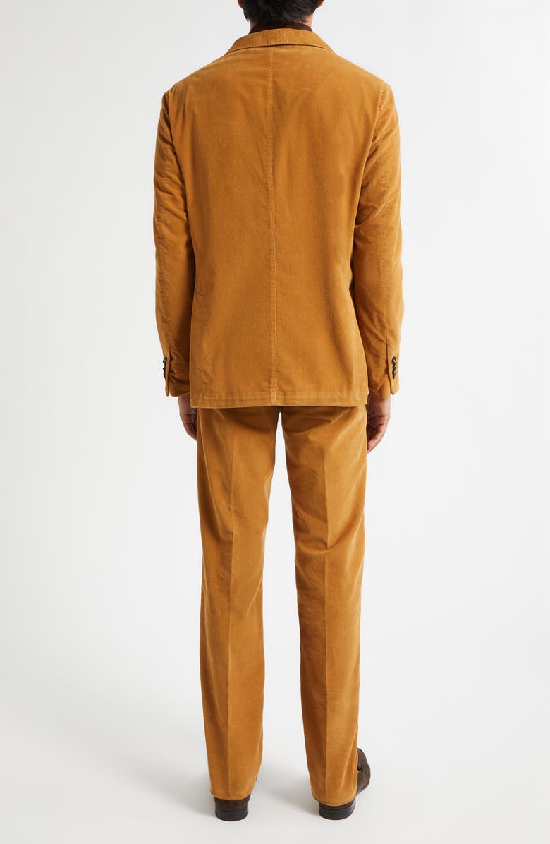 Massimo Alba Cotton Corduroy Suit, Alternate, color, Bronze