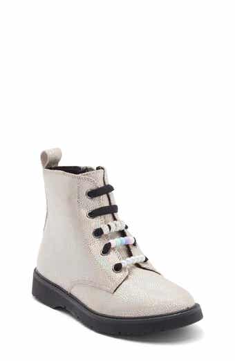 Harper Canyon Kids' Poppey Beaded Combat Boot