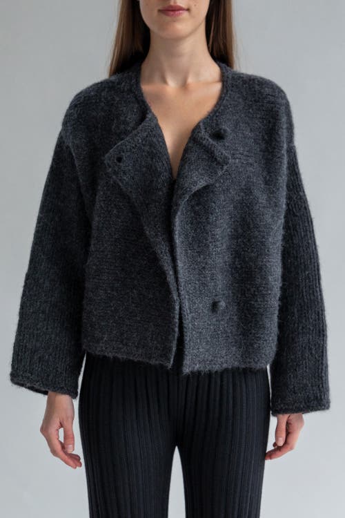 Sskein Momo Handknit Cardigan In Saddle
