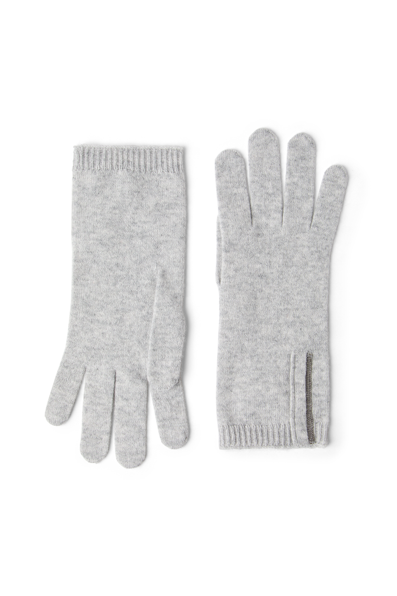 Knit gloves, Main, color, Light Grey