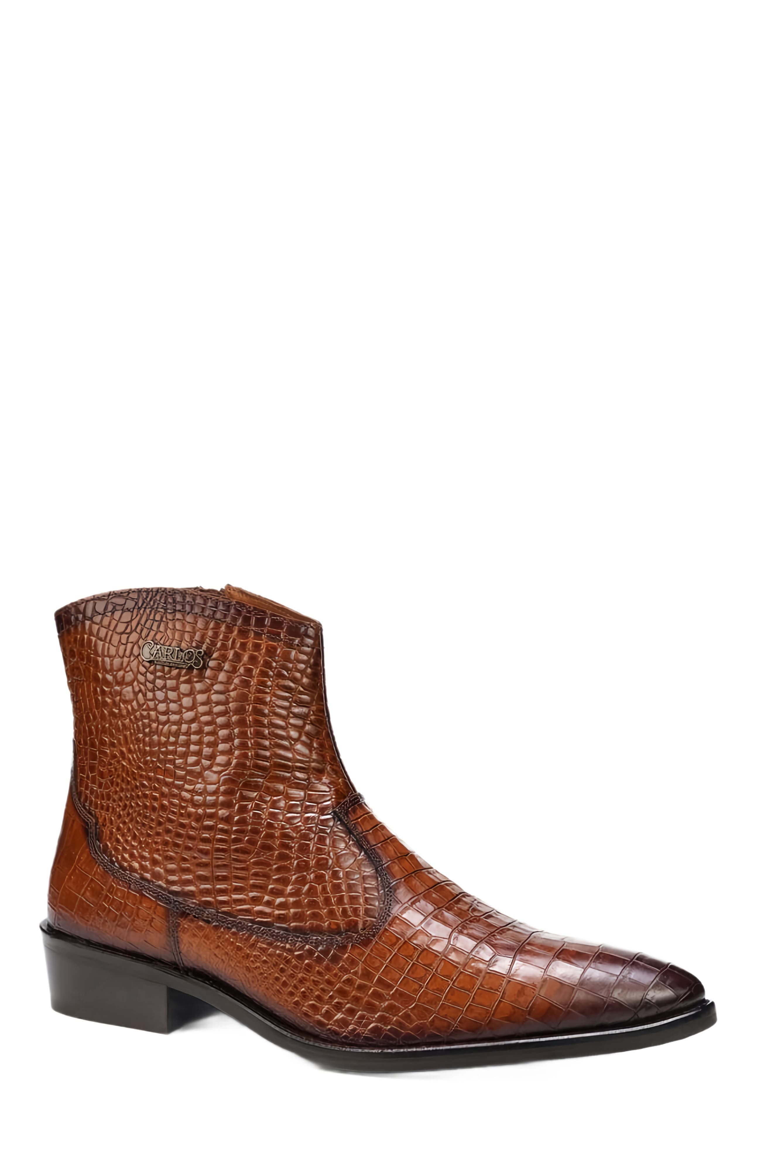 Zappa Cowboy Boot, Alternate, color, Tan Croco