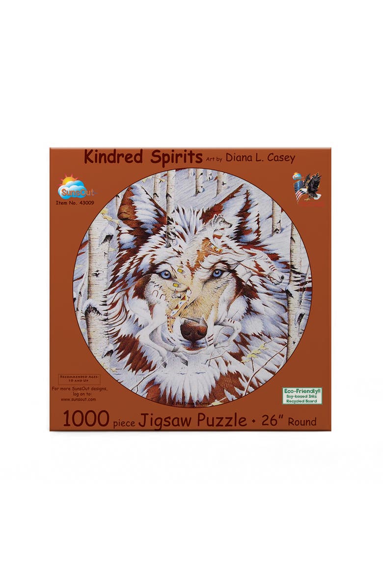 Sunsout Kindred Spirits 1000 piece Jigsaw Puzzle for Adults Round, Alternate, color, Multicolor