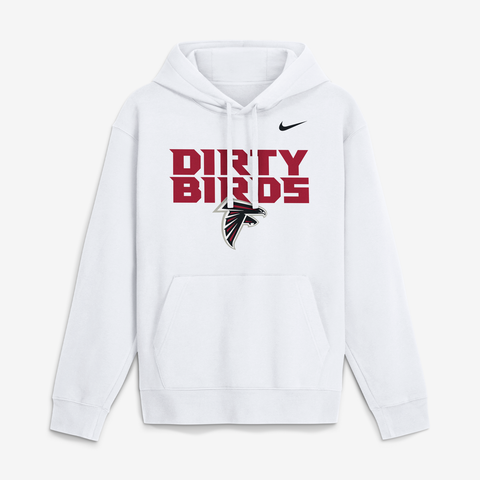 Men's Nike White Atlanta Falcons Gap Shooter Club Fleece Hoodie