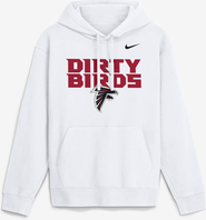 Nike Men's Nike White Atlanta Falcons Gap Shooter Club Fleece Hoodie