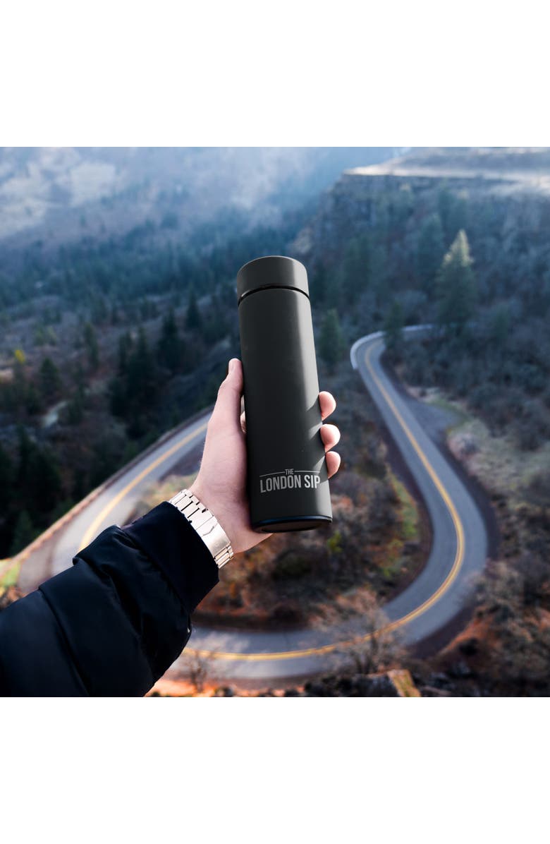 London Sip Infuser Bottle 16oz, Alternate, color, Black