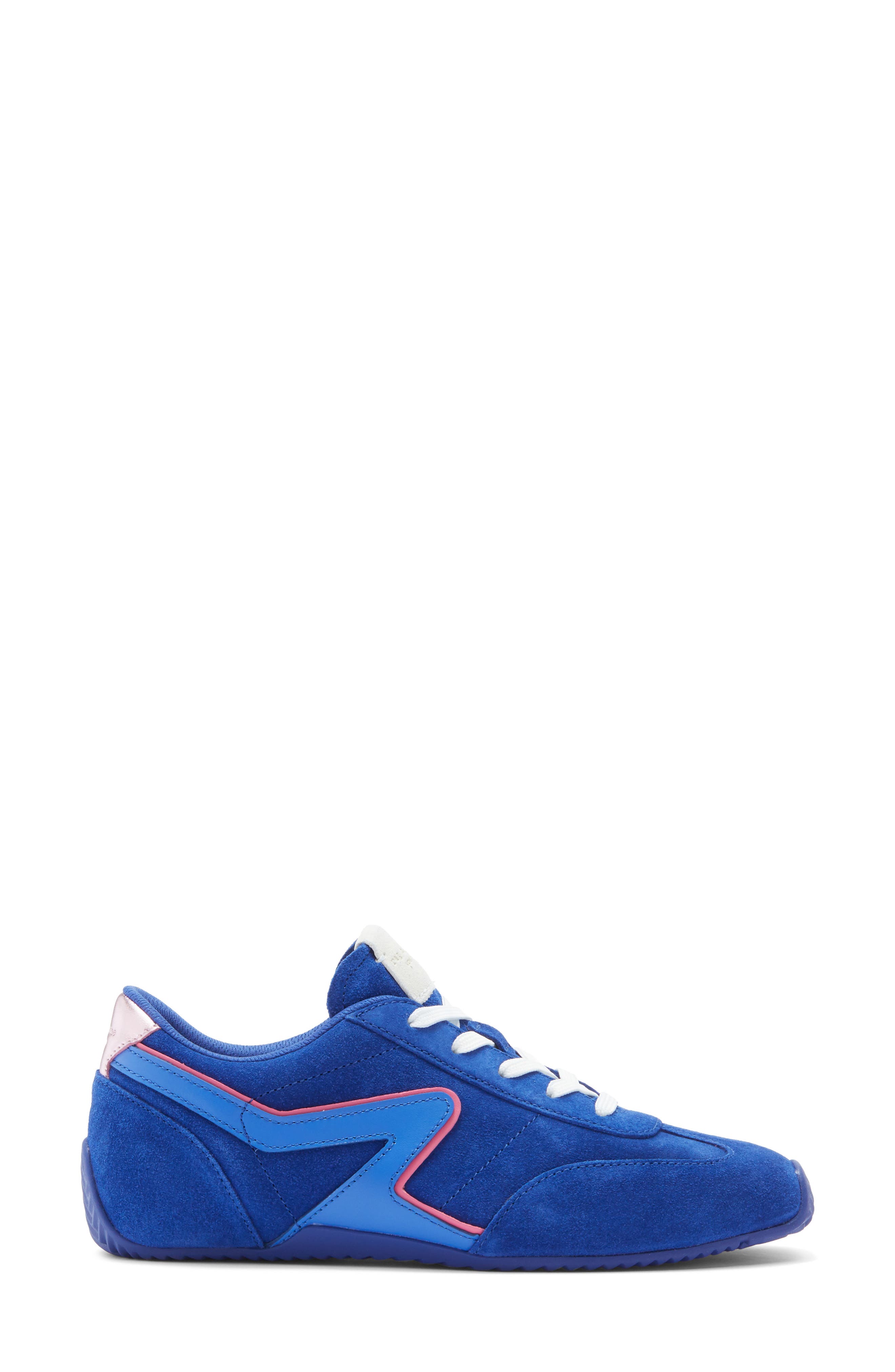 rag & bone Retro Runner Slim Ultra Sneaker, Alternate, color, Ultra Blue Suede
