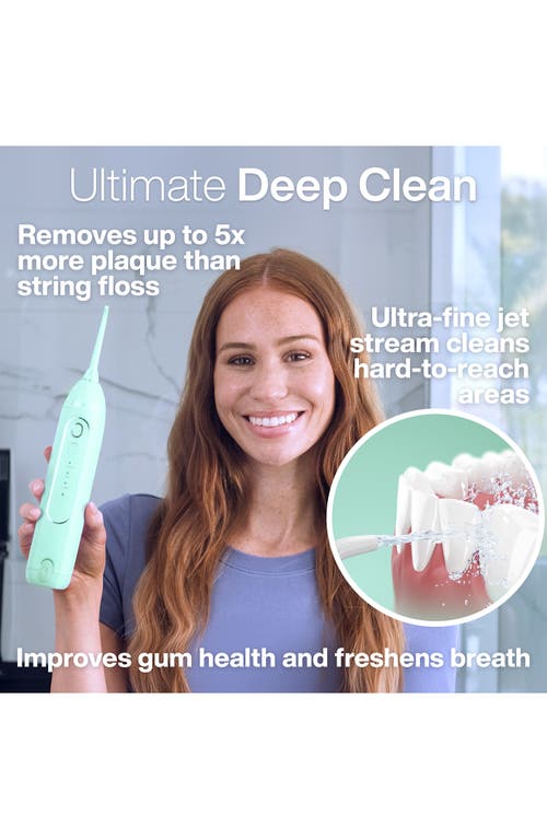 Aquasonic Icon Power Toothbrush & Water Flosser Set In Mint