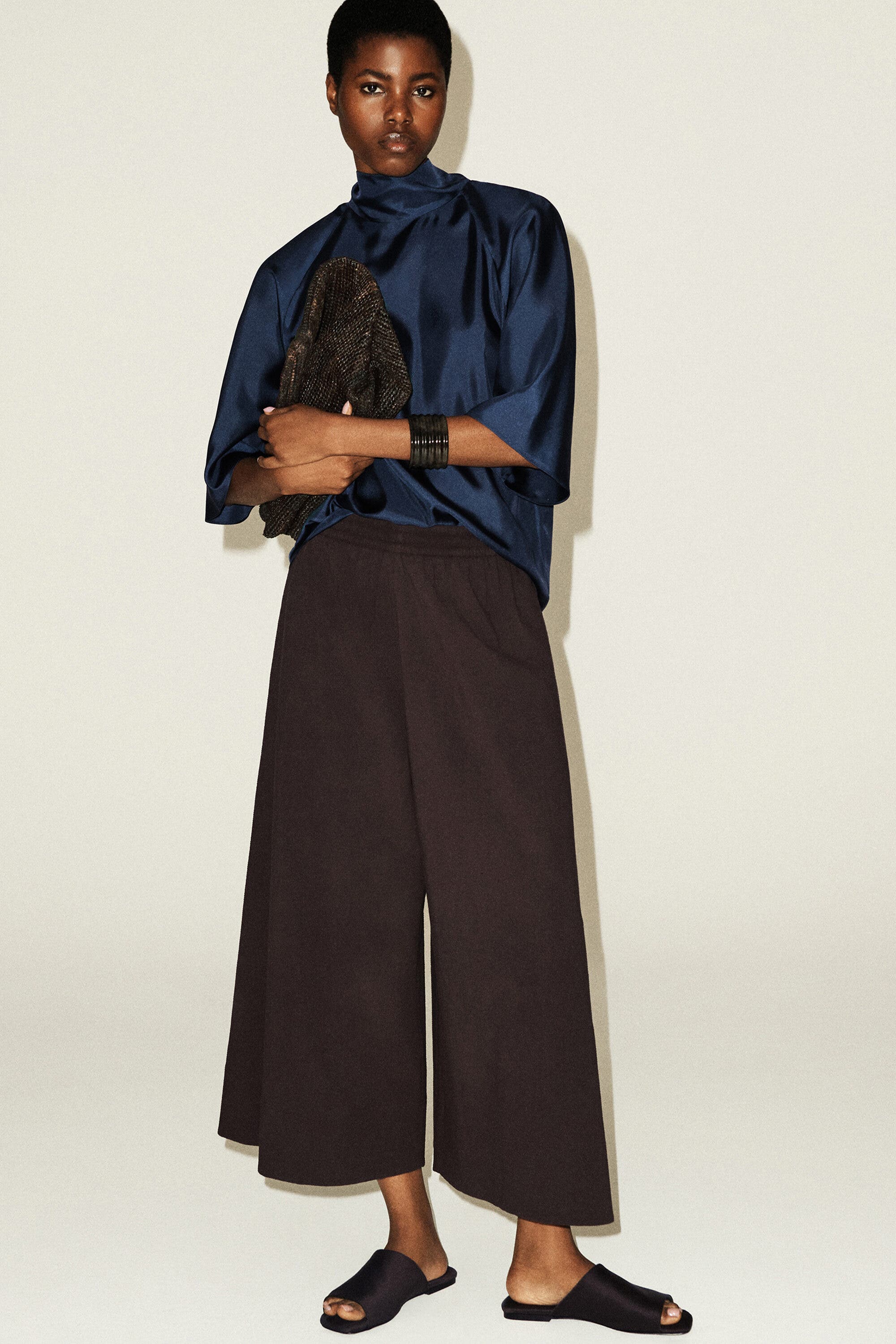 COS Seersucker Culottes (Women) | Nordstrom