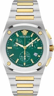 Versace Tolomeo Chronograph Bracelet Watch, 44mm
