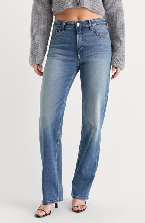 Good True High Waist Straight Leg Jeans