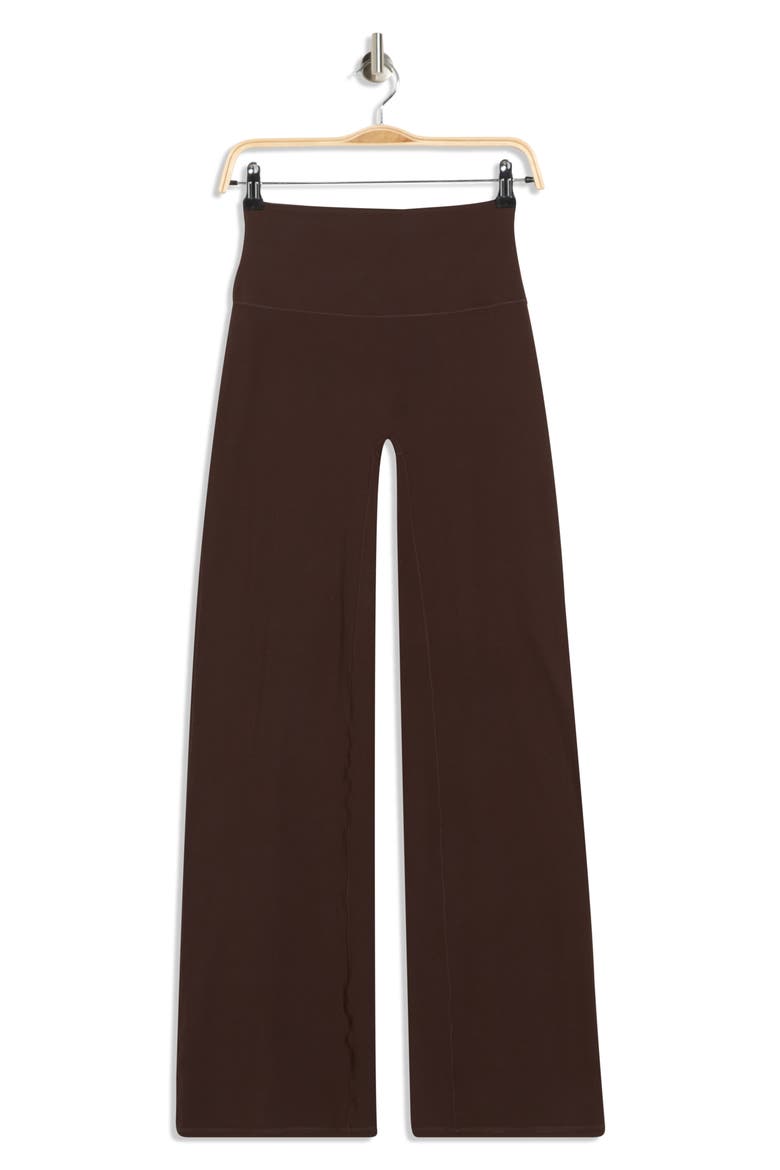 Serenity High Waist Straight Leg Pants, Alternate, color, BROWN MOLE