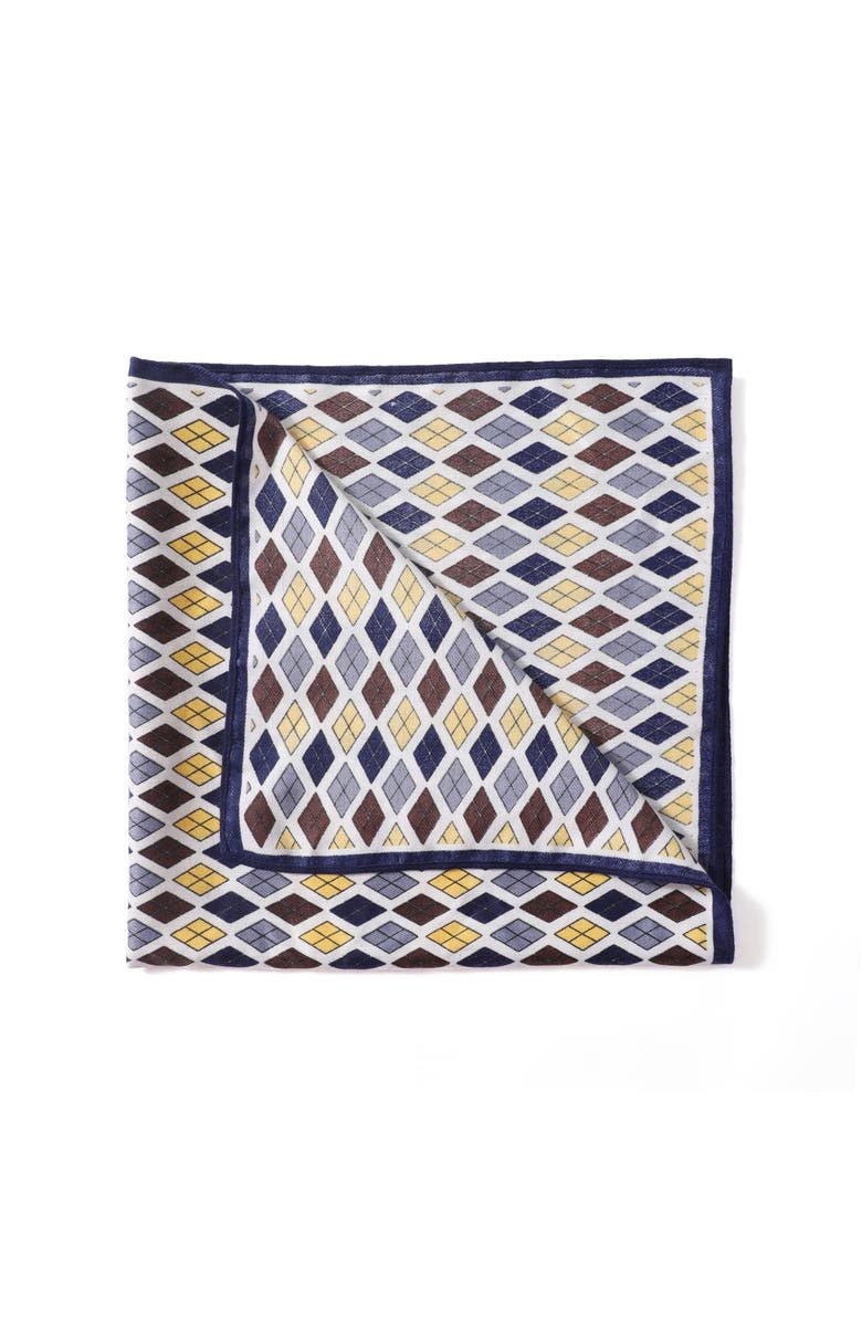 Youzey The Zara Lightweight Neck Scarf, Alternate, color, Blue/Yellow