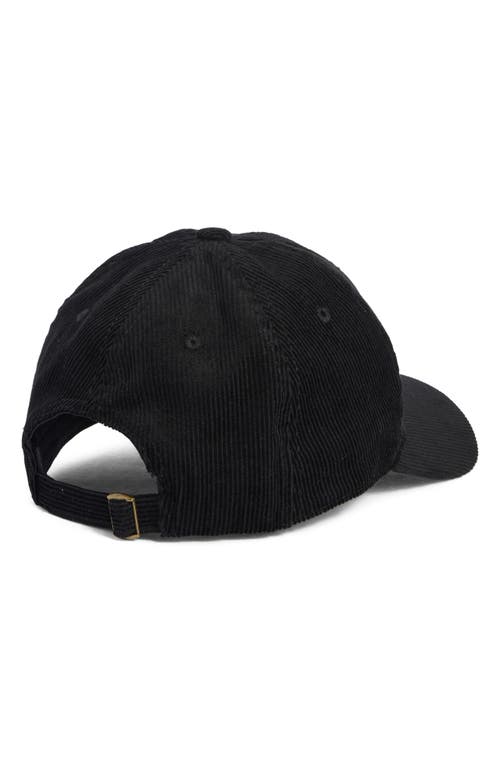 Melrose And Market Corduroy Baseball Cap In Black
