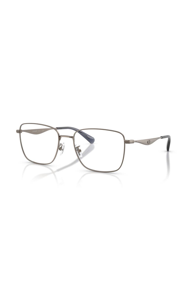 58mm Square optical glasses, Main, color, Grey