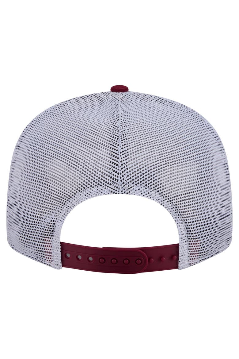 Men's New Era  Burgundy Washington Commanders Core Team 9FIFTY Trucker Snapback Hat, Alternate, color, Burgundy