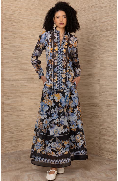 Zola Linen Organza Top