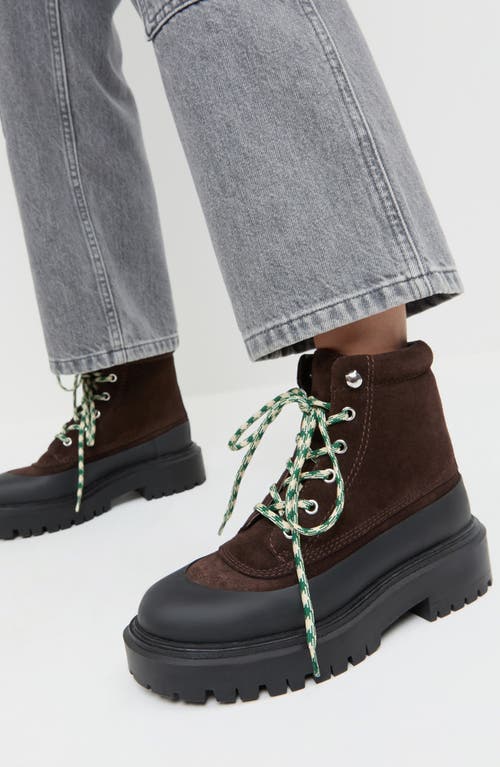 Loeffler Randall Remy Cap Toe Boot In Brown