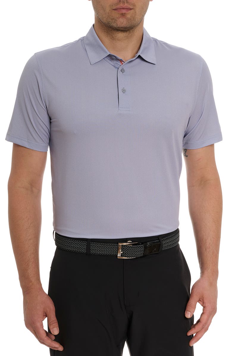 Robert Graham Hyde Micro Dot Stretch Polo, Main, color,