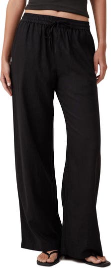 【BAON】Ontoto cut cotton wide pants COTTON TOUCH NYLON WIDELEG PANT – Los Angeles Archive