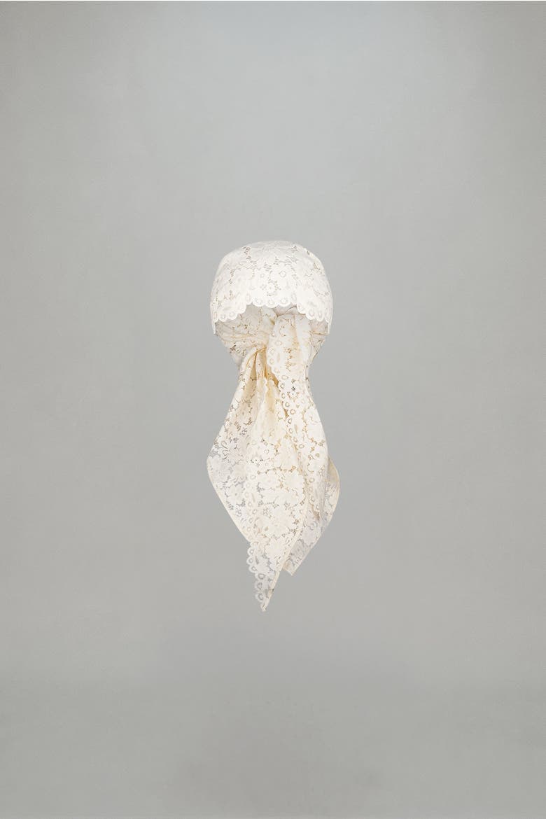 Catalina Head Scarf, Alternate, color, ivory