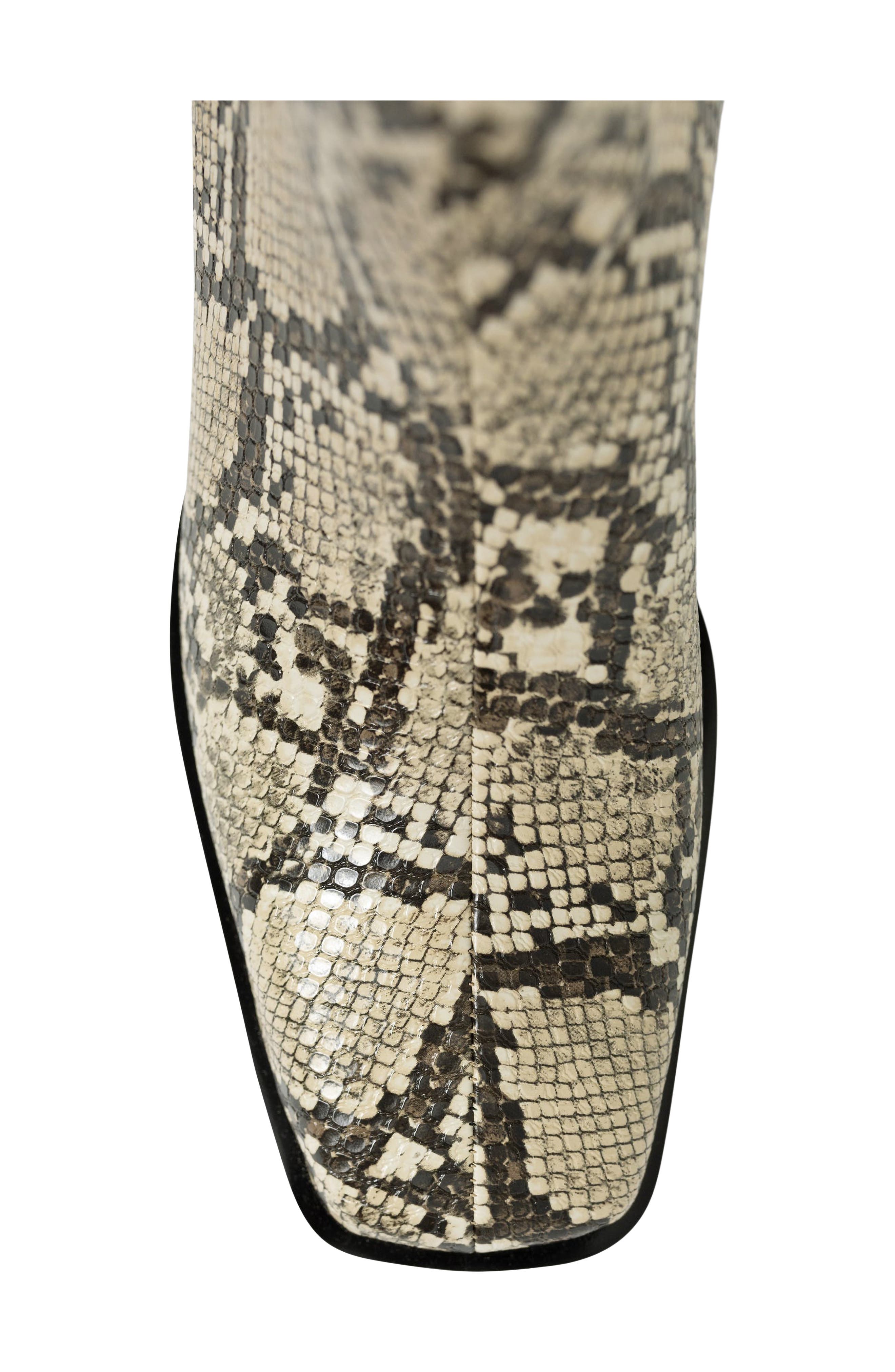 McKenzie Faux Leather Knee High Boot, Alternate, color, SNAKESKIN
