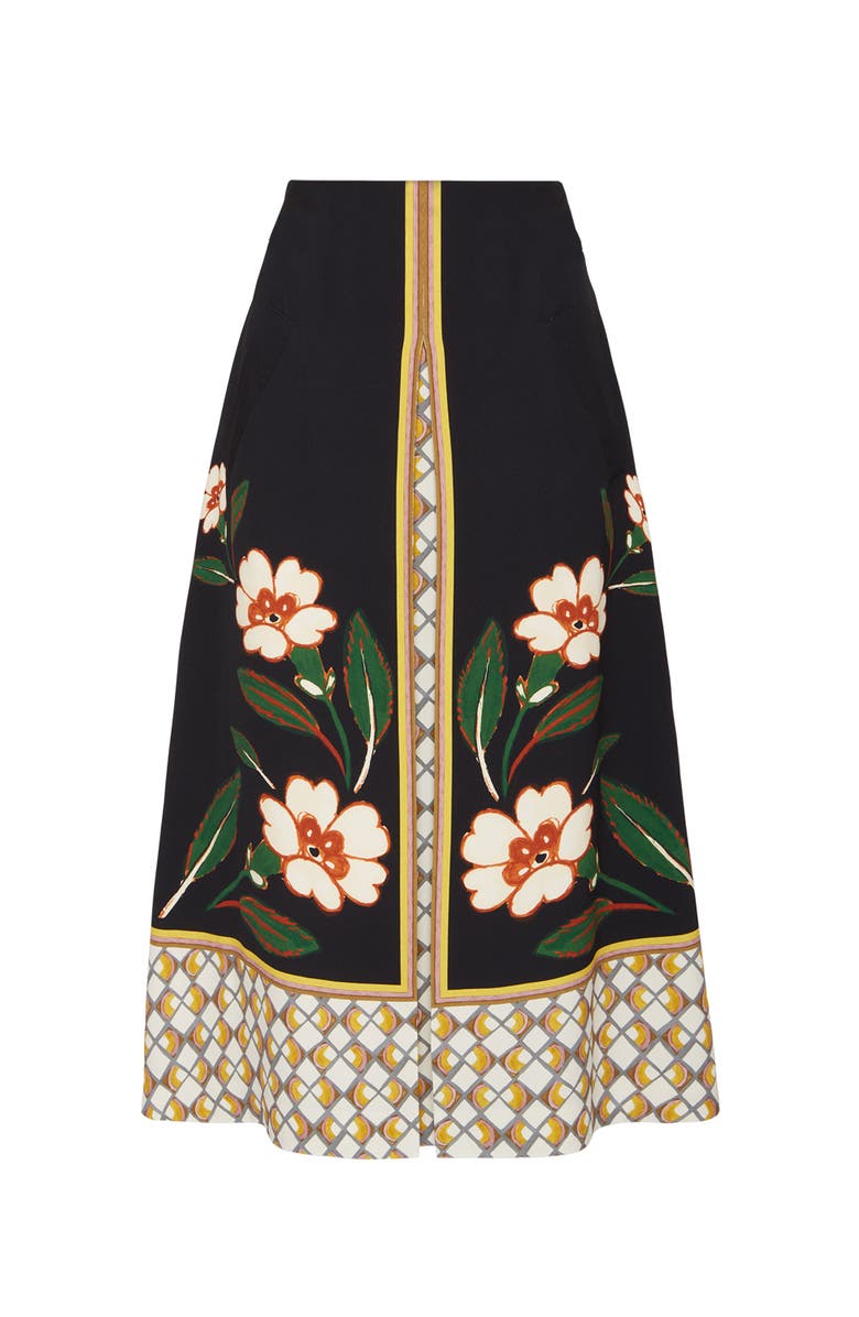 La DoubleJ Santa Monica Skirt  Dazed Placée Black, Alternate, color, Dazed Placée Black