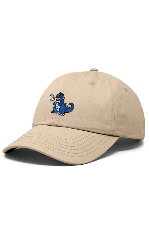 Dalix Big Lizard Cap In Khaki