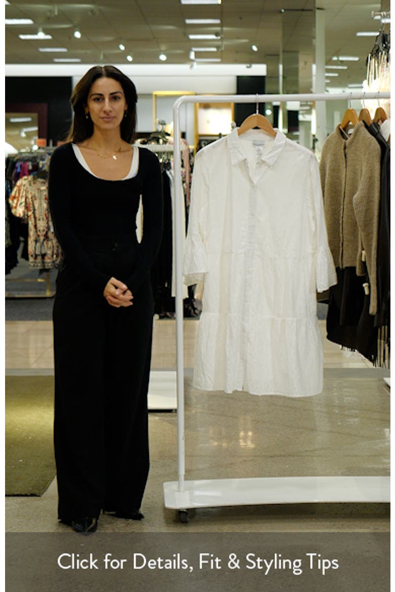 Cotton Cover-Up Shirtdress video