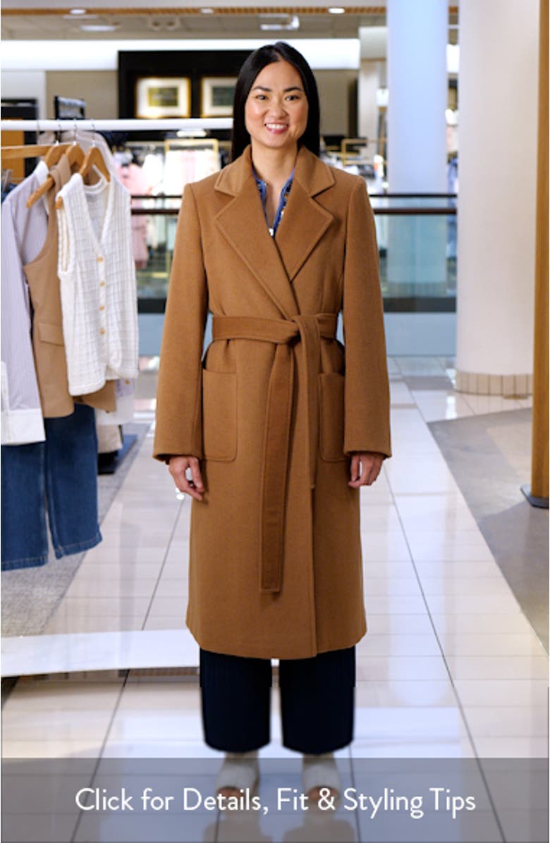 Longline Wrap Coat, sales video thumbnail