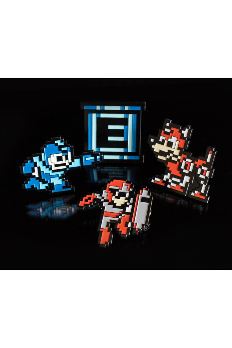 Mega Man Collectible Enamel Pins | Set of 4 | Toynk Exclusive, Alternate, color, Yellow