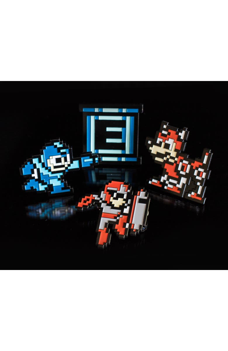 Toynk Mega Man Collectible Enamel Pins | Set of 4 | Toynk Exclusive, Alternate, color, Yellow
