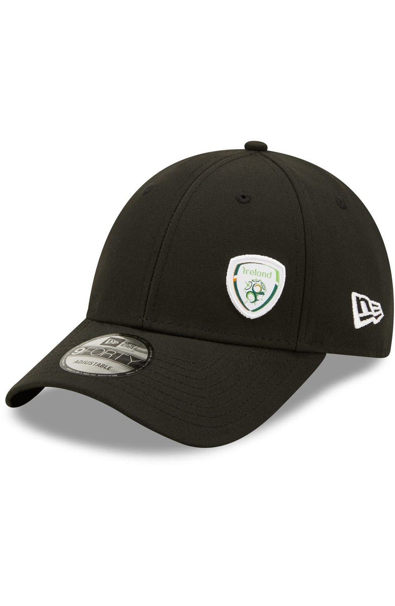 New Era Men's New Era Black Ireland National Team Repreve 9FORTY Adjustable Hat, Main, color, Black