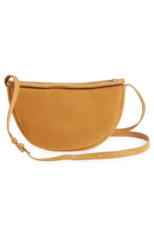 Mansur Gavriel Moon Leather Sling Bag In Caramel