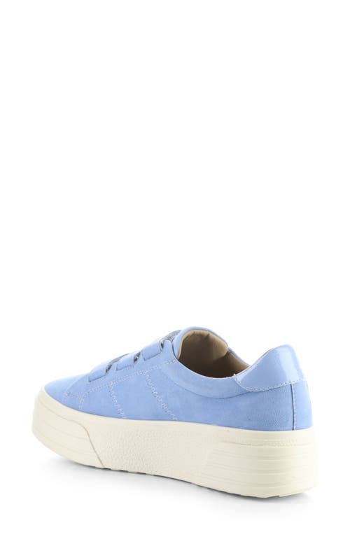 Bos. & Co. Lonnie Platform Sneaker In Blue Bell