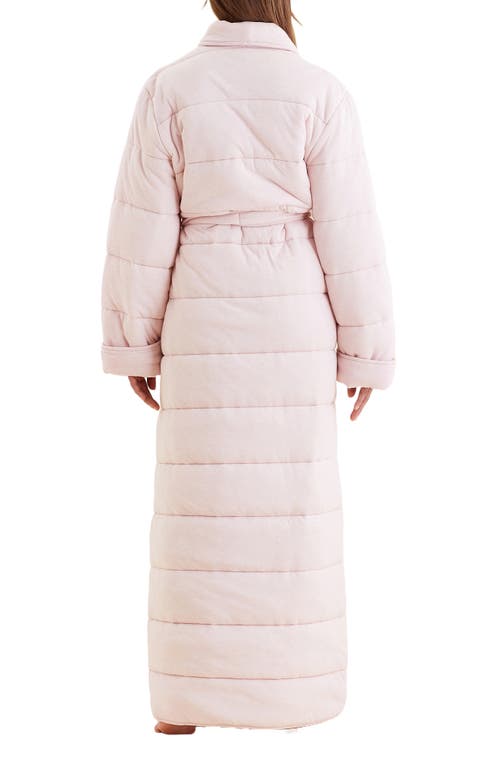 Papinelle Cuddle Puffa Maxi Robe In  Pink