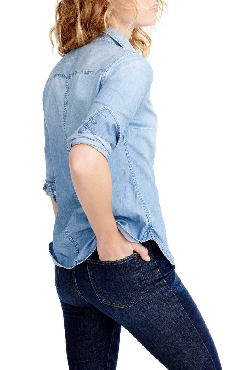 J.CREW FACTORY J.Crew Always Chambray Shirt, Alternate, color,