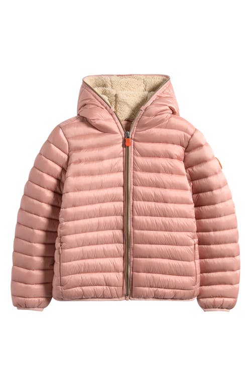 Save The Duck Kids' Cassy Puffer Jacket In Pink