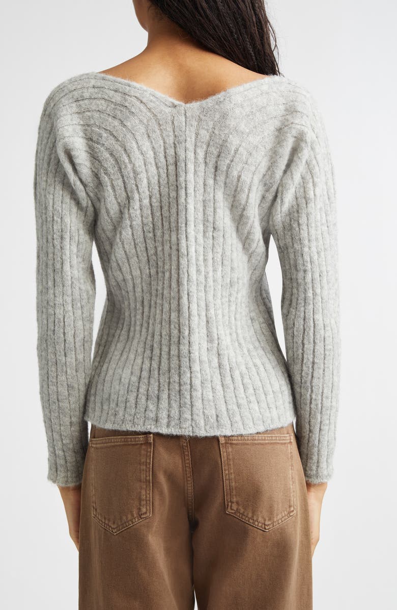 Paloma Wool Vita Alpaca Blend Rib Sweater, Alternate, color, Grey