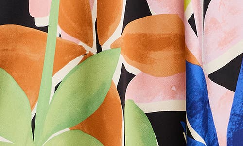 Nic + Zoe Nic+zoe Bianca Mega Blooms Sleeveless Maxi Dress In Green Multi