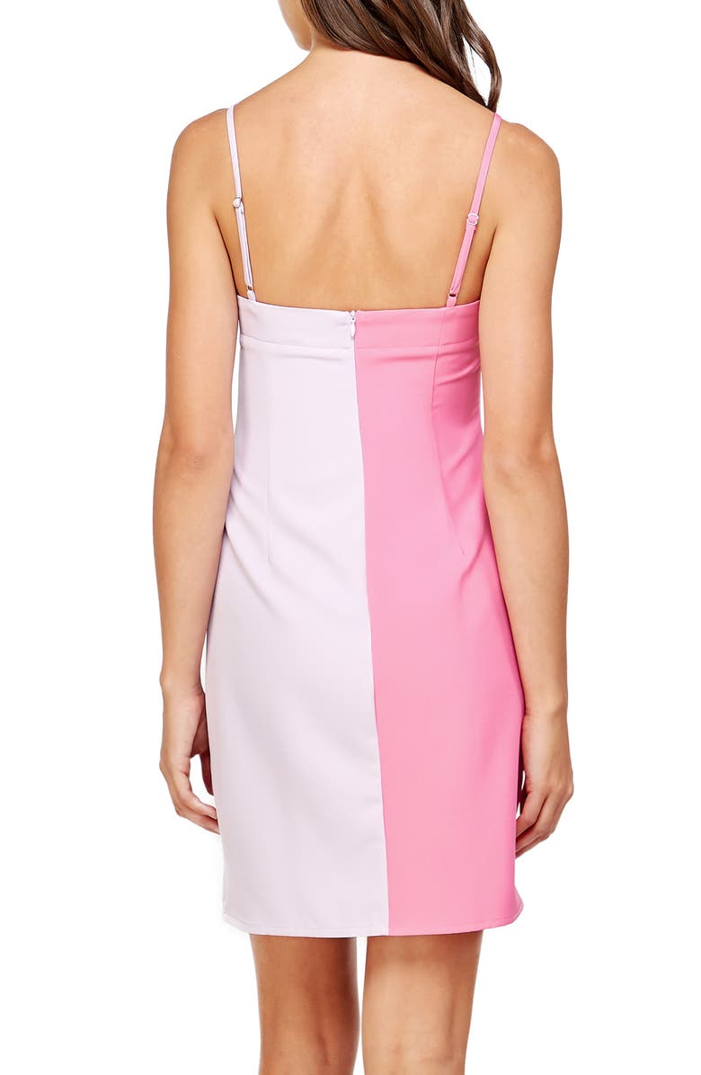 ONE ONE SIX Colorblock Minidress, Alternate, color, 