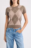 Reformation Darcy Short Sleeve Cashmere Sweater