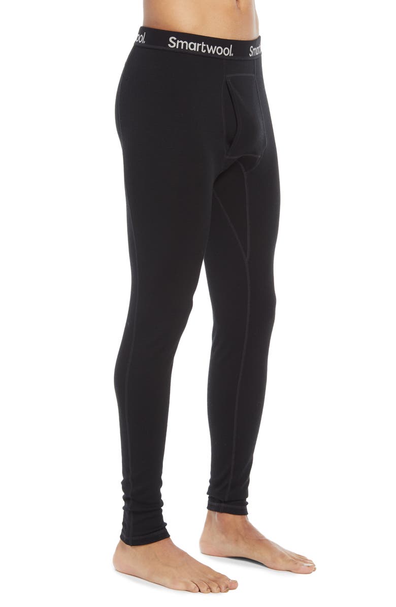 Smartwool 250 Merino Wool Baselayer Leggings, Alternate, color, Black