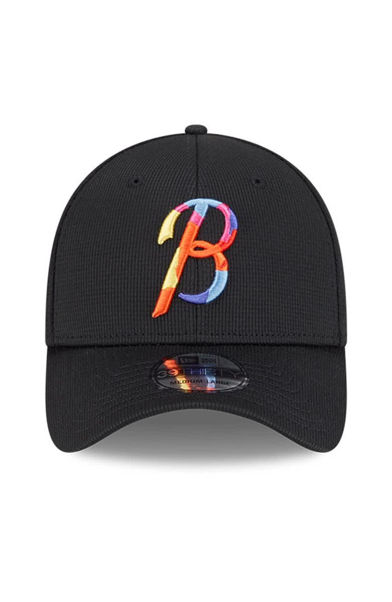 New Era Men's New Era Black Baltimore Orioles City Connect Batting Practice 39THIRTY Flex Hat, Alternate, color, Black