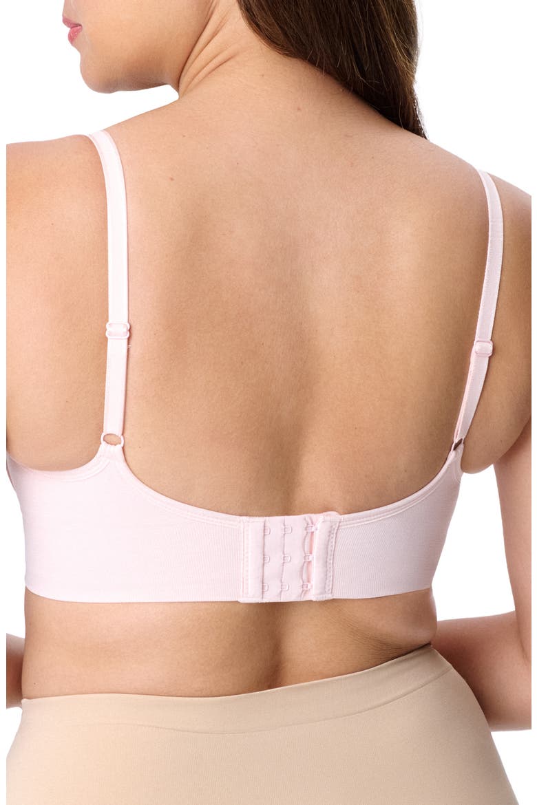 Motherhood Women's Maternity Wireless Micro Nursing Bra, Alternate, color, Porcelain Pink