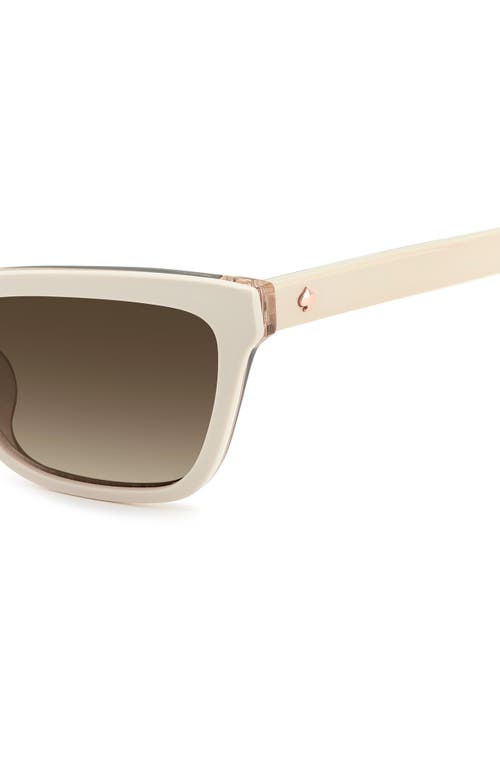Kate Spade New York Aisha 55mm Gradient Ectangular Sunglasses
